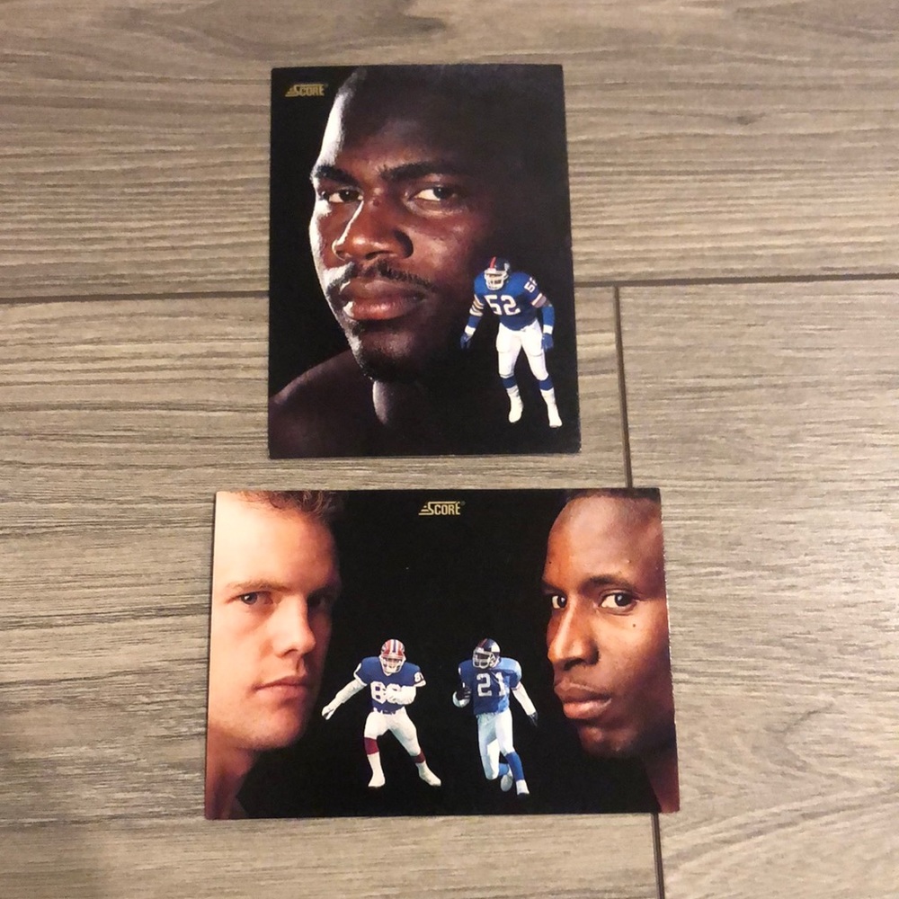 💕2 1991 score NFL CARDS